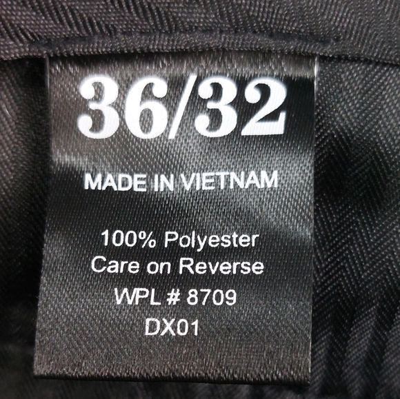 Dockers Pants Mens Size 36x32 Dark Gray Flat Front Slim Fit Pockets NWT $60.00 - Picture 6 of 10